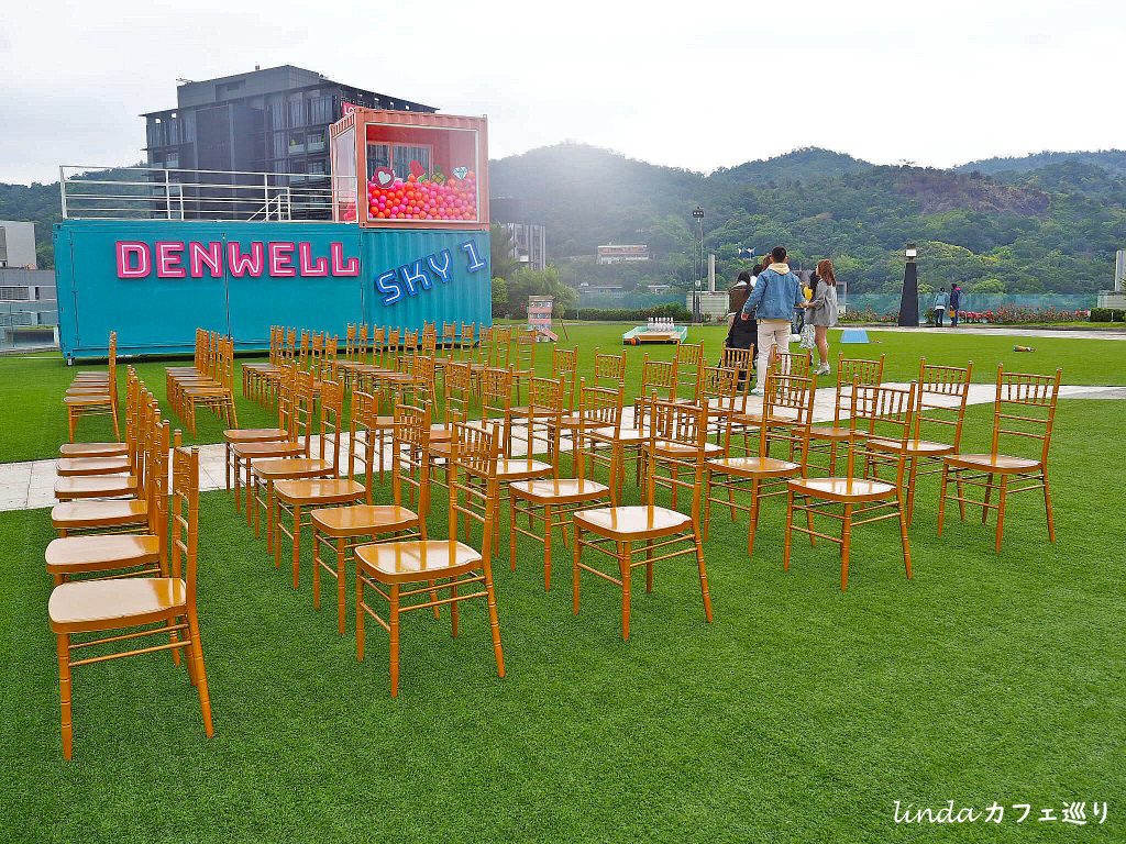 大直典華 DENWELL SKY 1 婚禮日 城市中的空中花園 打造有趣互動、浪漫可愛的美式戶外婚禮! Dress code 2019主流色溫暖黃白