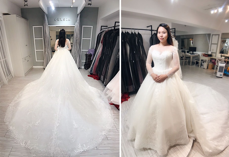 賽西亞手工婚紗 「我的命定禮服就是這件!」專屬給每位新娘的超顯瘦禮服 紙片女孩vs厚片女孩款大公開
