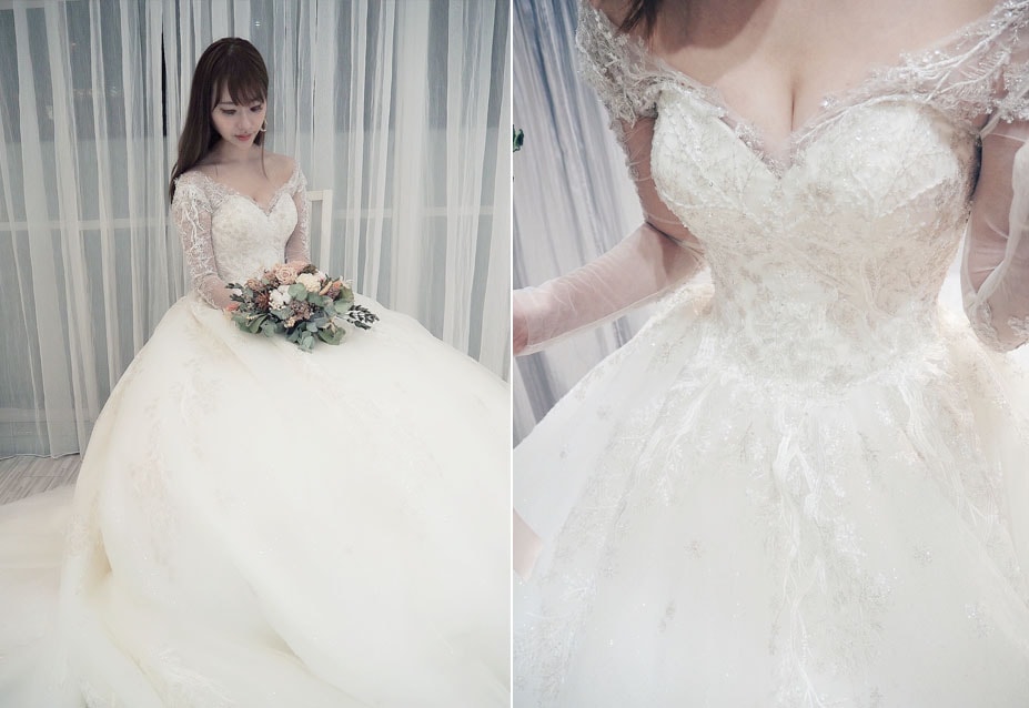 賽西亞手工婚紗 「我的命定禮服就是這件!」專屬給每位新娘的超顯瘦禮服 紙片女孩vs厚片女孩款大公開