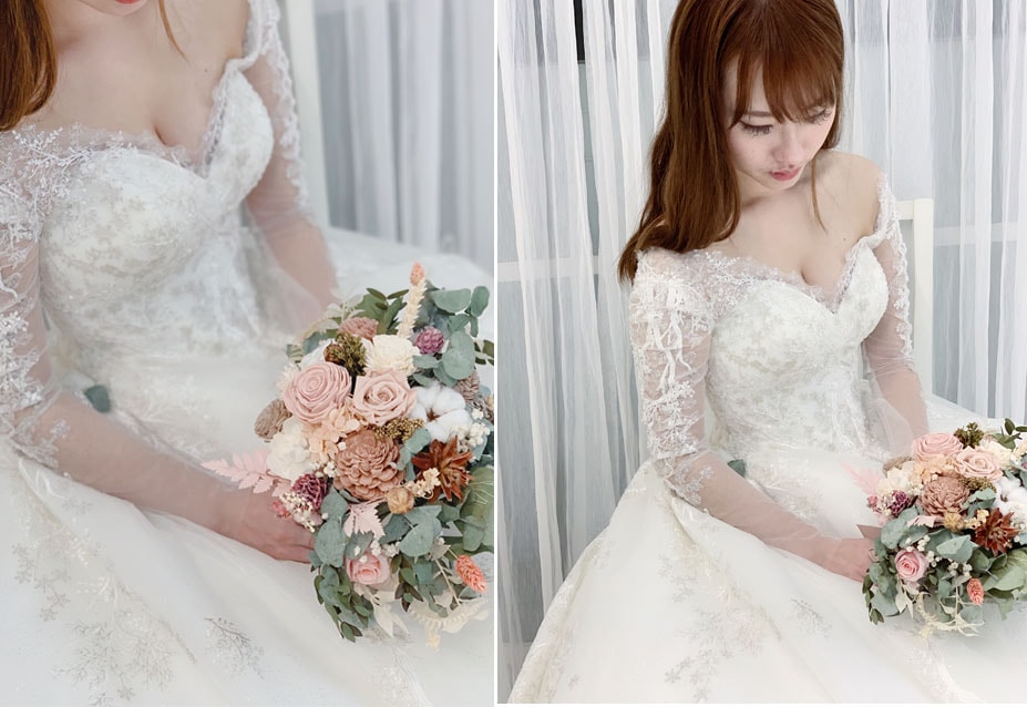 賽西亞手工婚紗 「我的命定禮服就是這件!」專屬給每位新娘的超顯瘦禮服 紙片女孩vs厚片女孩款大公開