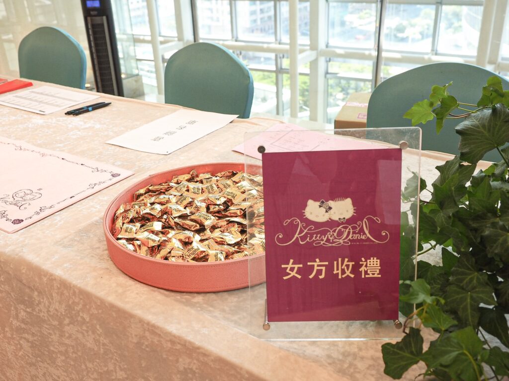 高雄漢來巨蛋五星級飯店婚宴菜色,Hello Kitty主題式婚禮,最夢幻的主題婚禮場地!贈送專屬鮮花佈置、華麗背板