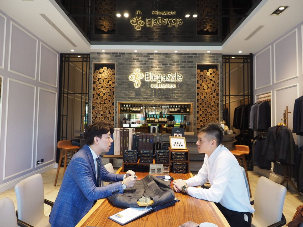 EZ 西服打造帥老公的西裝全訂製挑選守則!ElegaZzle 價格公開透明、3D人體掃描APP、紅外線雷射精準測量