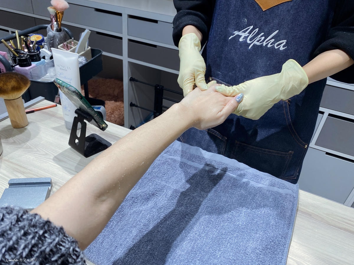 台北捷運行天宮站 Alpha Nails %26; Spa 手部凝膠美甲 手部深層保養027.jpg