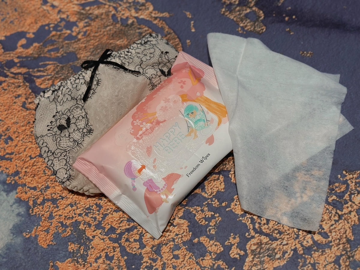 私密清潔紙巾多福《HAPPYBEBE》女性專屬的私密肌專用