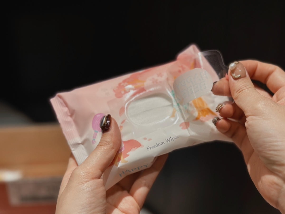私密清潔紙巾多福《HAPPYBEBE》女性專屬的私密肌專用