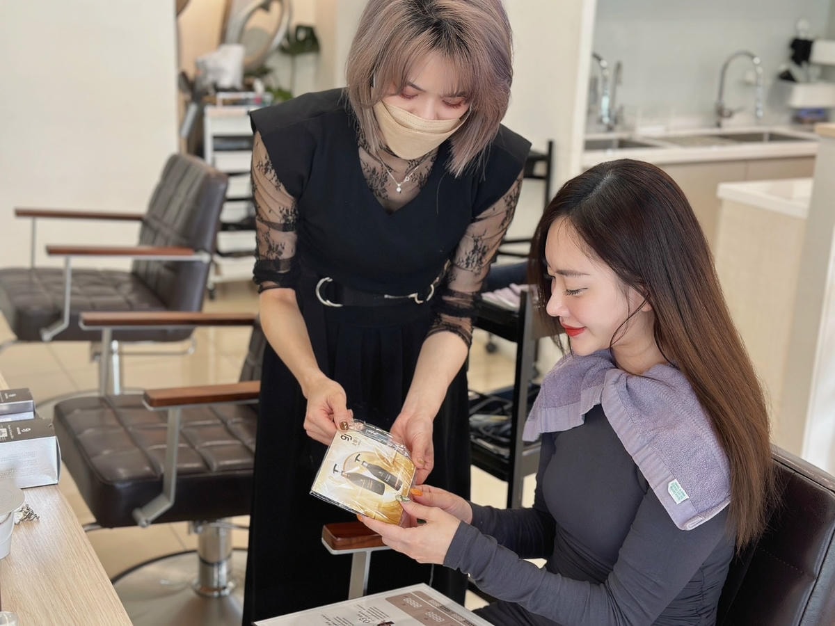 韓妞凍膜護髮!韓國髮品《金韓今》X 台中莫絲髮廊用膠原蛋白