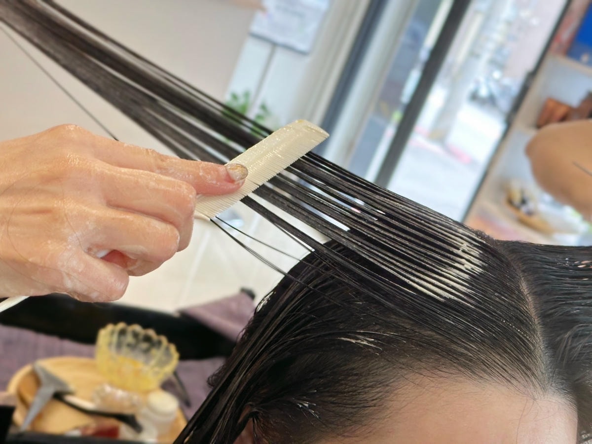 韓妞凍膜護髮!韓國髮品《金韓今》X 台中莫絲髮廊用膠原蛋白