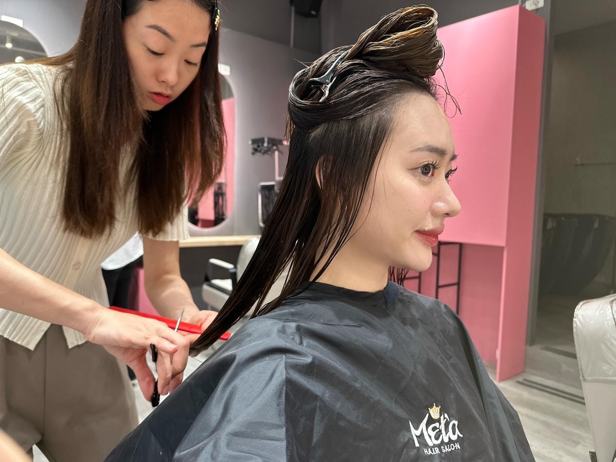 台北南港燙髮推薦《Meta hair salon 后》染燙受 台北南港燙髮推薦《Meta hair salon 后》染燙受