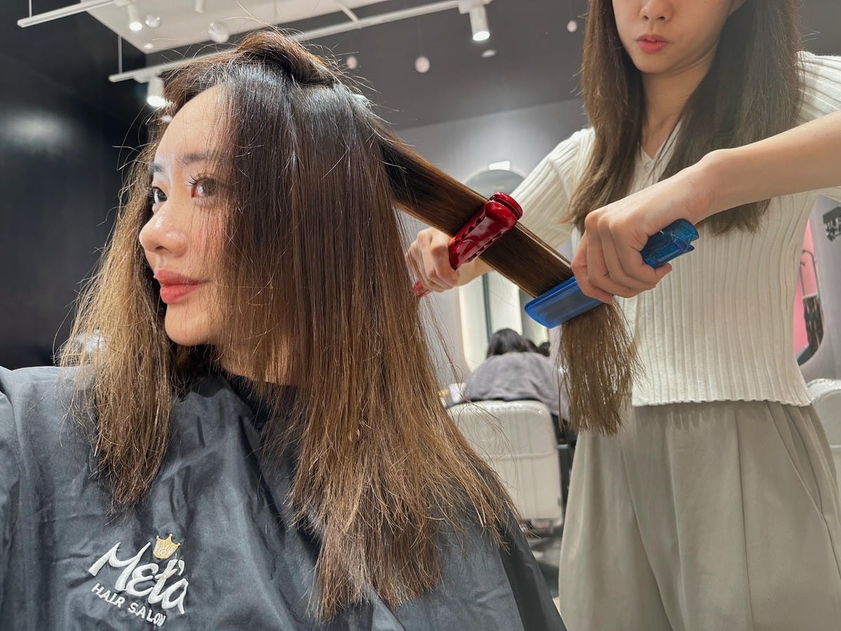 台北南港燙髮推薦《Meta hair salon 后》染燙受 台北南港燙髮推薦《Meta hair salon 后》染燙受