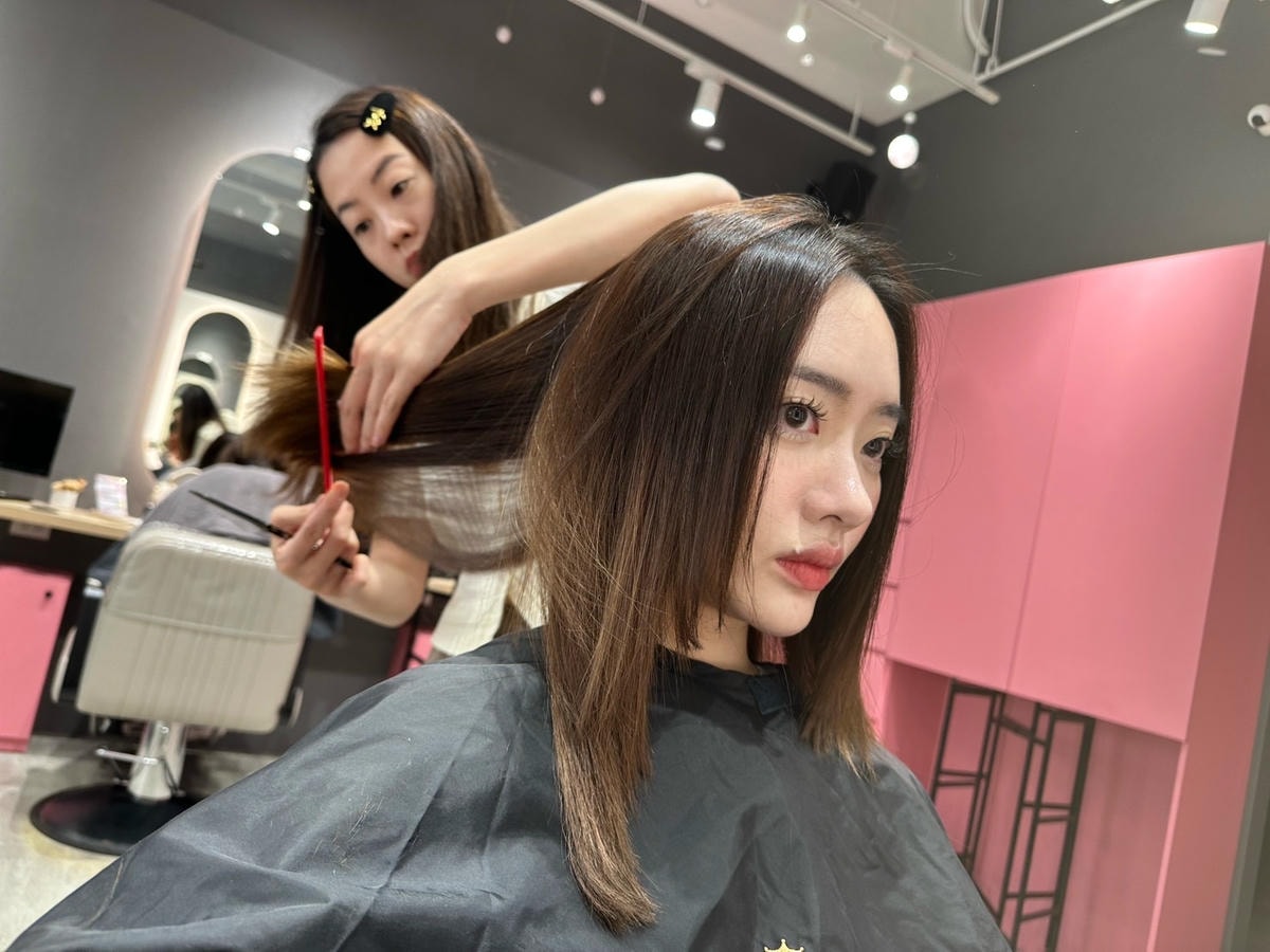 台北南港燙髮推薦《Meta hair salon 后》染燙受
