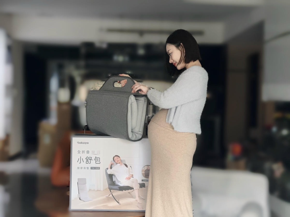 全摺疊按摩背墊開箱TOKUYO 全折疊隱形小舒包按摩背墊, 全摺疊按摩背墊開箱TOKUYO 全折疊隱形小舒包按摩背墊,