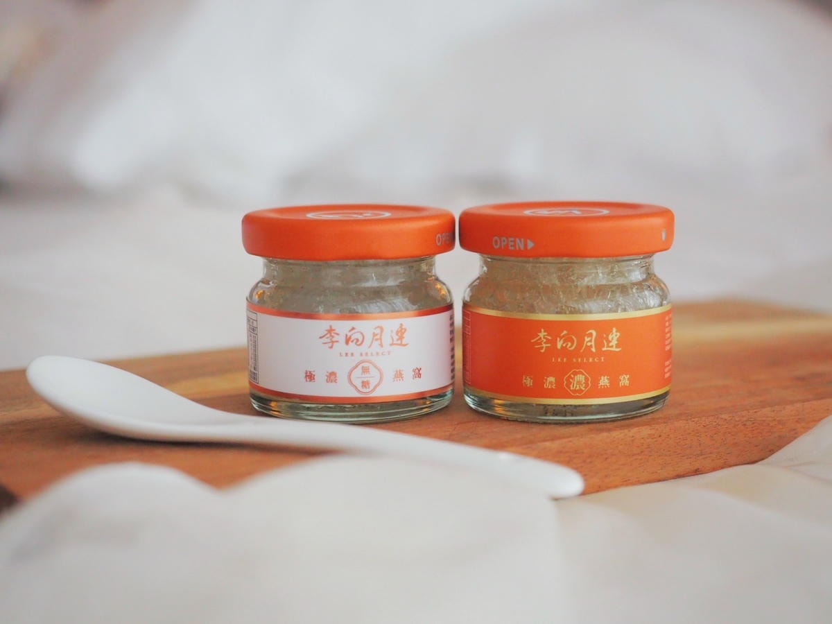 真正的燕窩「李向月連」無糖極濃燕窩,小瓶裝沒有腥味!30天深