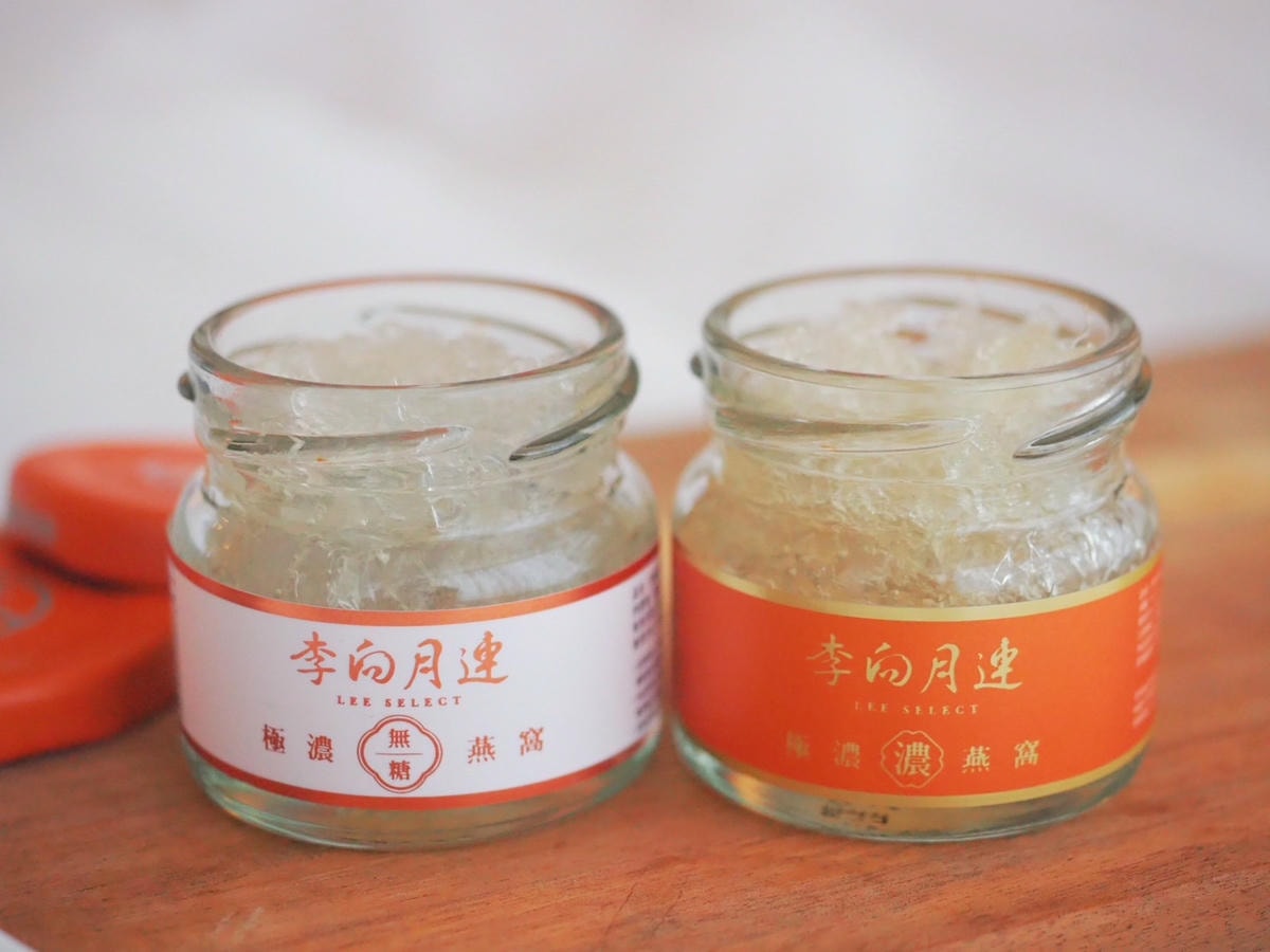 真正的燕窩「李向月連」無糖極濃燕窩,小瓶裝沒有腥味!30天深